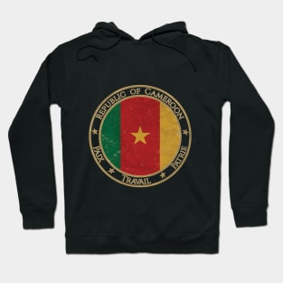 Vintage Republic of Cameroon Africa African Flag Hoodie